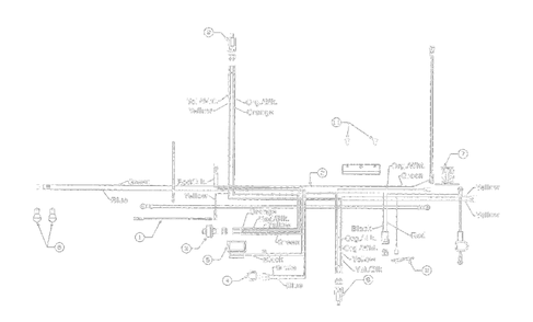 Electrical B&s Single Cylinder Diagram and Parts List for 13AH660F301 2000 Yard Machines Lawn Tractor
